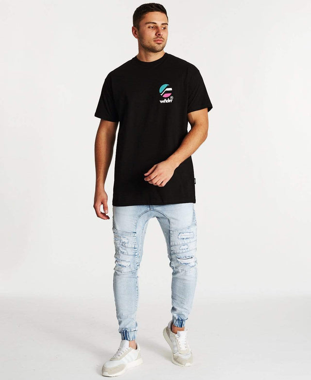 WNDRR Runnin Custom Fit T-Shirt Black