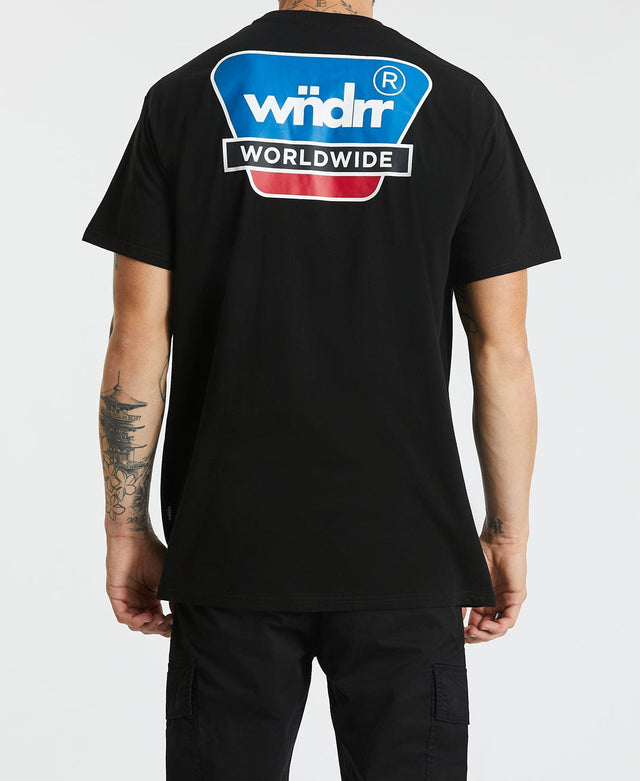 WNDRR Salute Custom Fit T-Shirt Black