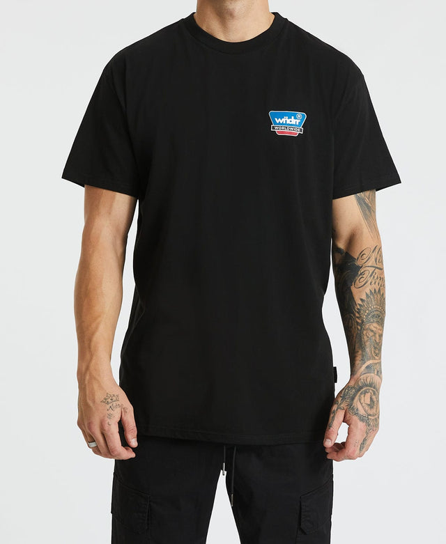 WNDRR Salute Custom Fit T-Shirt Black