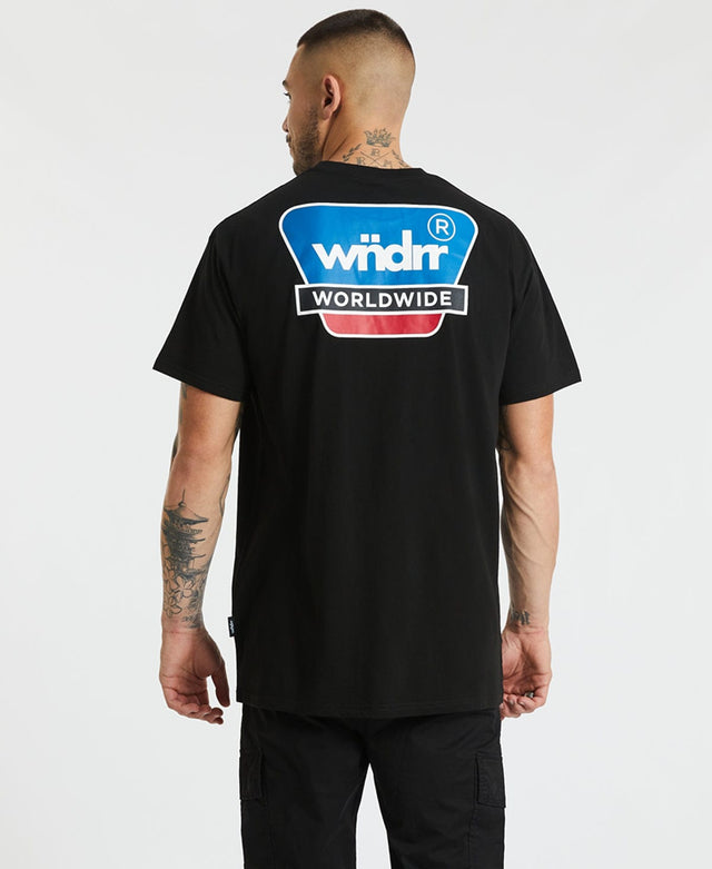 WNDRR Salute Custom Fit T-Shirt Black