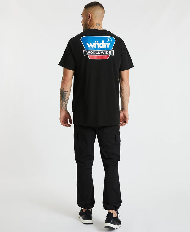 WNDRR Salute Custom Fit T-Shirt Black