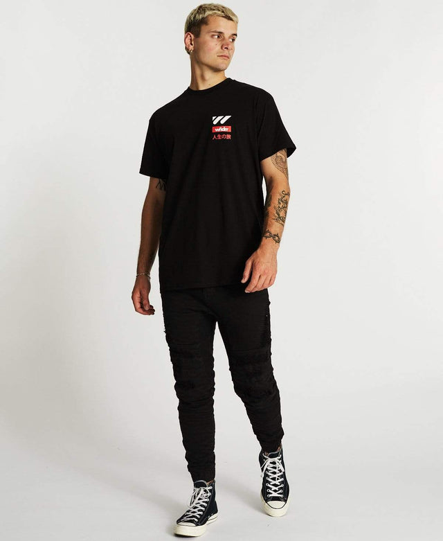 WNDRR Tetsu Custom Fit T-Shirt Black