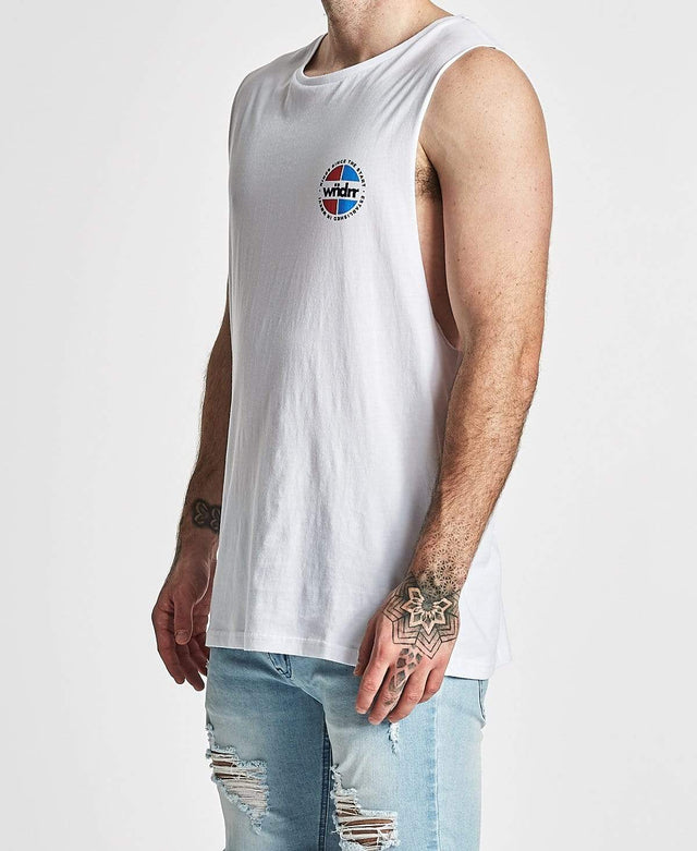 WNDRR Tourer Muscle Tee White
