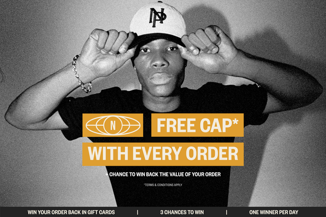 Free Cap with Purchase