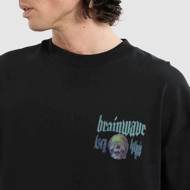 Brainwave Street Tee Anthracite Black