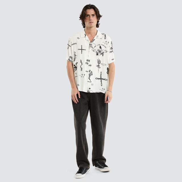 Thekiss Relaxed Resort Shirt Thekiss print