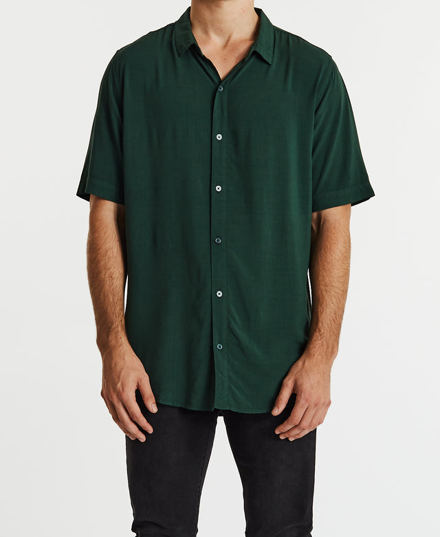 Oxford Short sleeve Shirt Pigment Sycamore