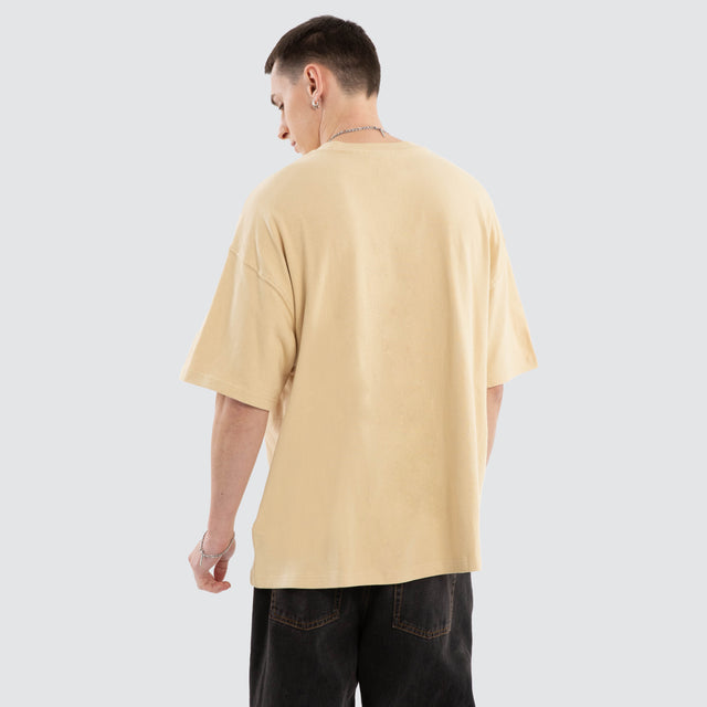 Motorway Heavyweight Tee Cream