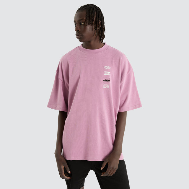 High Sign Heavy Weight Tee Mauve