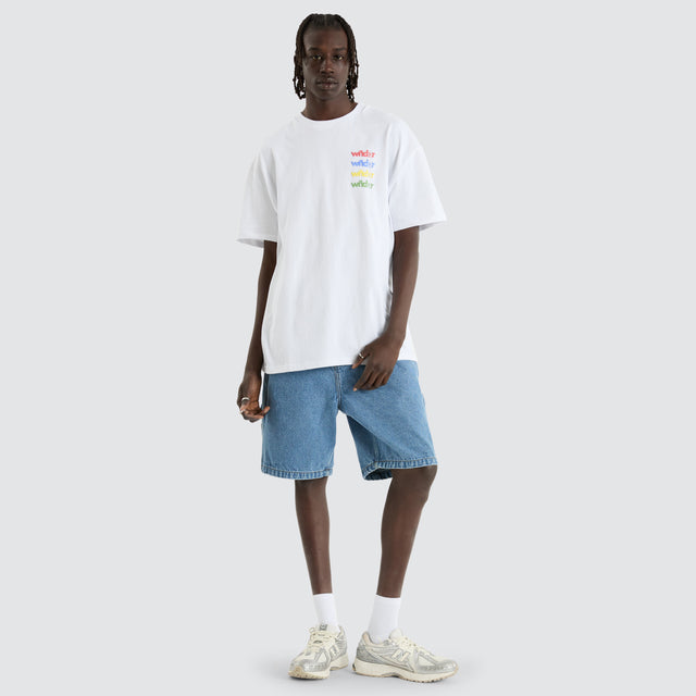 Source Box Fit Tee White