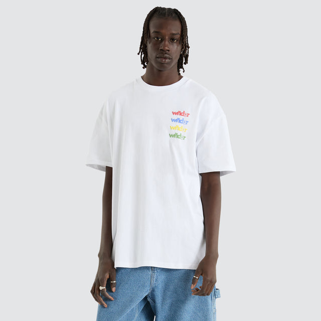 Source Box Fit Tee White