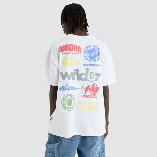 Source Box Fit Tee White