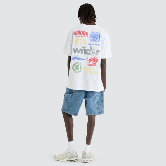 Source Box Fit Tee White