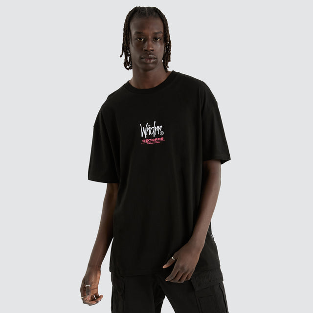 Atlantic Box Fit Tee Black