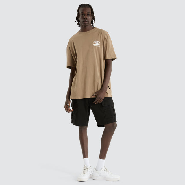 Outlet Box Fit Tee Taupe