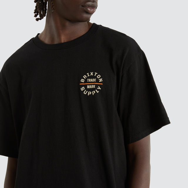 Oath V Tee Black/White Cap/Persimmon Orange