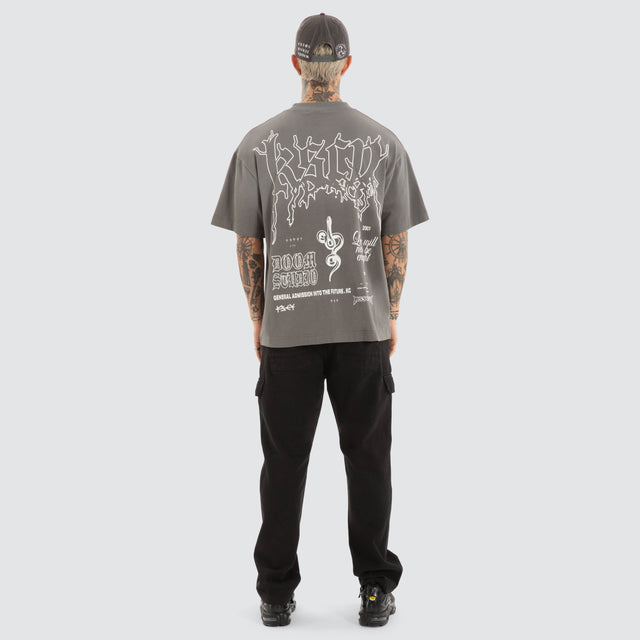 Whisper Street Tee Charcoal