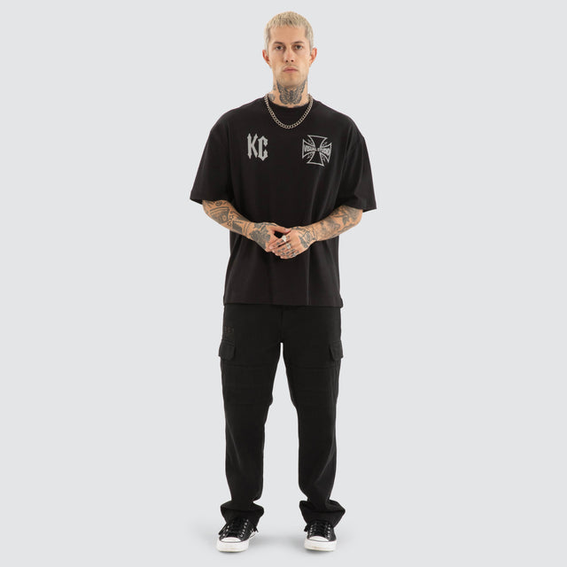 Exodus Street Tee Jet Black