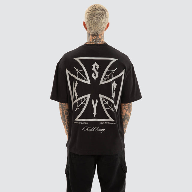 Exodus Street Tee Jet Black