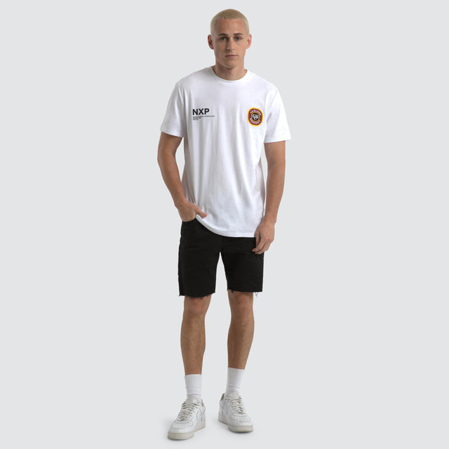 Carlton Draught Bramling Cape Back Tee White/Maroon
