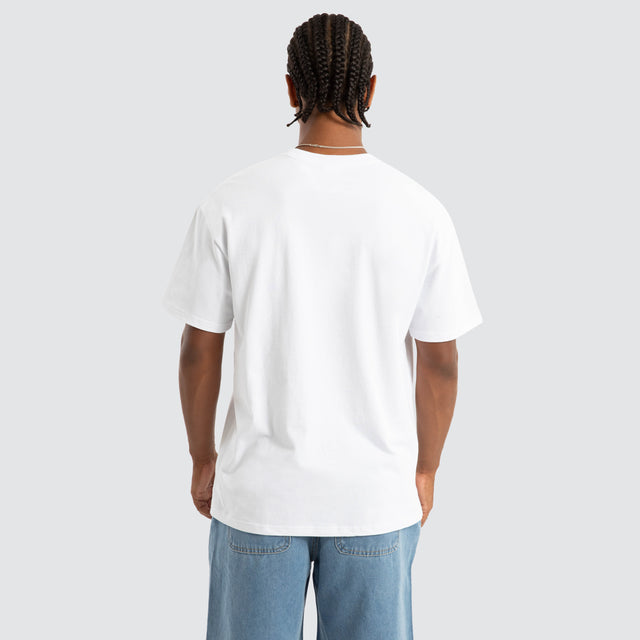 Wall Ss Tee White