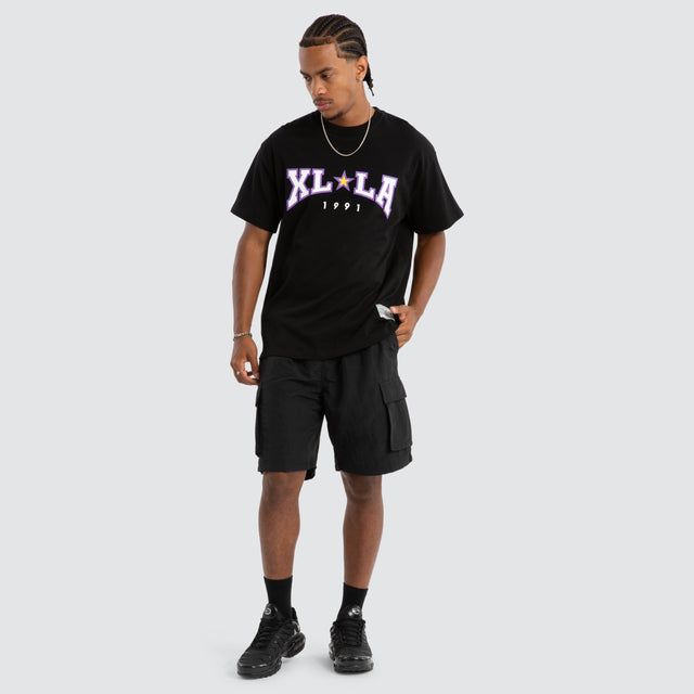 XL La 91 Ss Tee Black