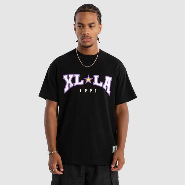 XL La 91 Ss Tee Black