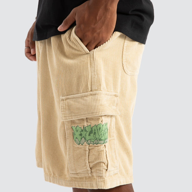 Wall Cord 91 Cargo Short Pigment Khaki