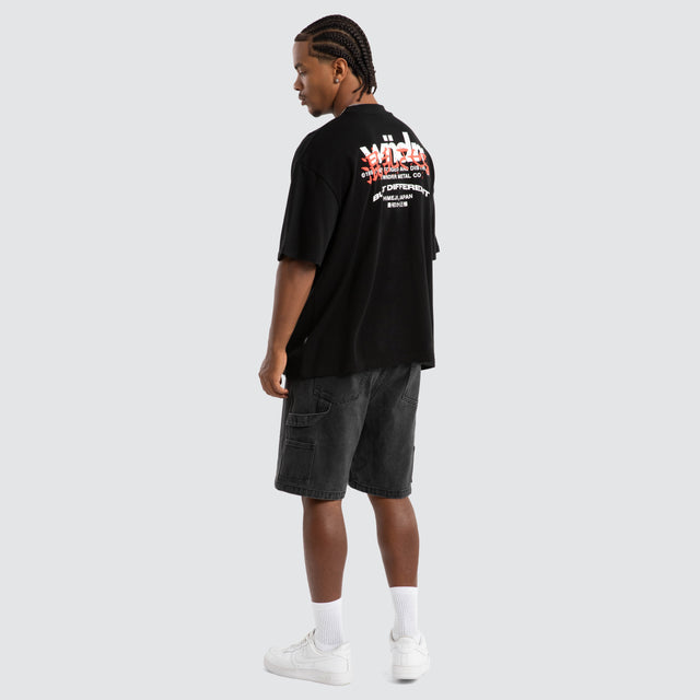 Forged Heavy Weight Tee Black