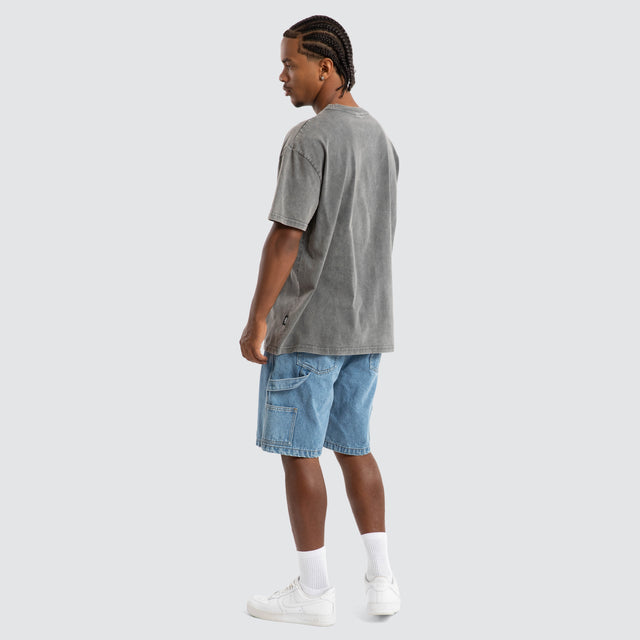 Fiend Box Fit Tee Grey