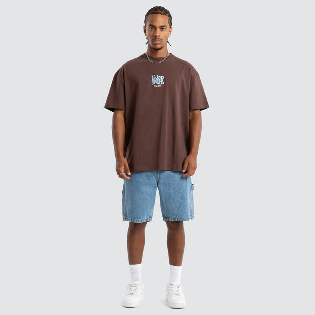 Toast Box Fit Tee Brown