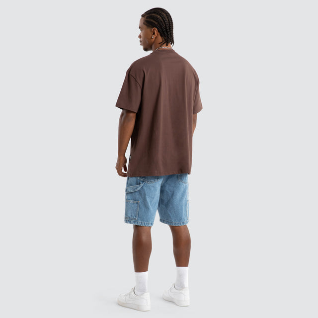 Toast Box Fit Tee Brown