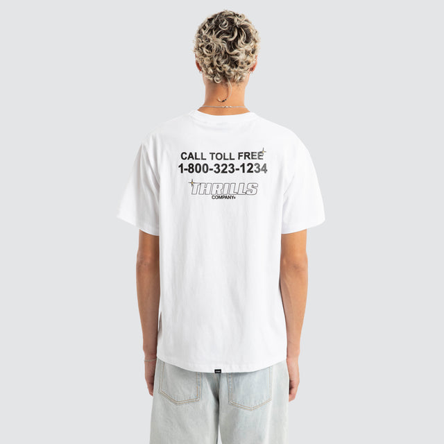 Trust In Us Merch Fit Tee White