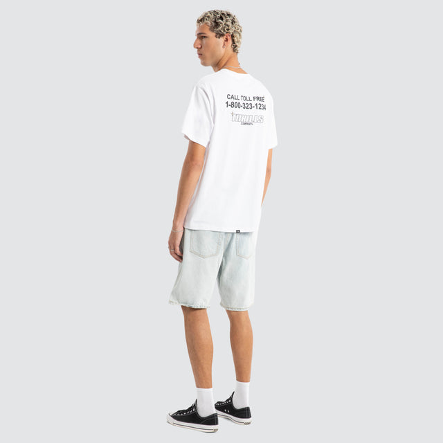 Trust In Us Merch Fit Tee White