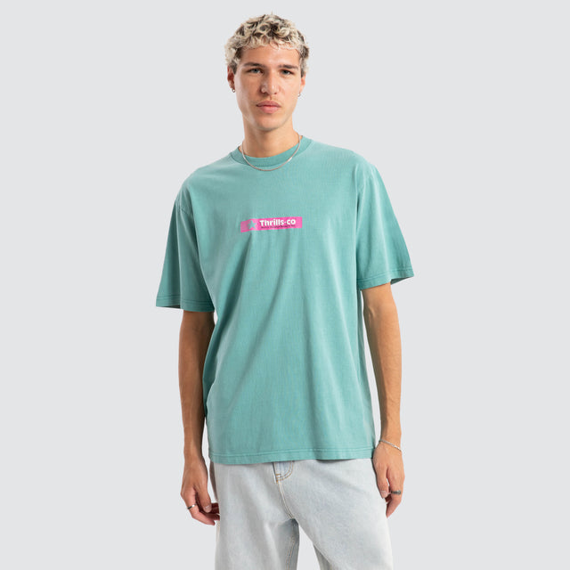 Games Of 84' Oversize Fit Tee Agate Green