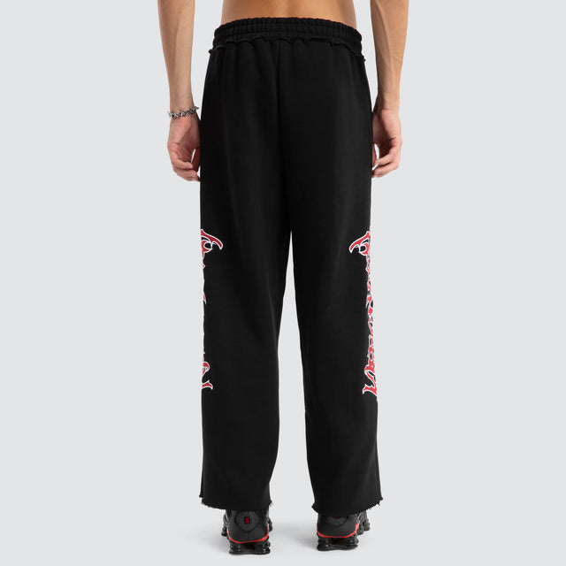 Razor Baggy Sweatpants Jet Black