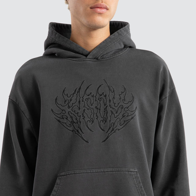 Descend Relaxed Hoodie Pigment Asphalt