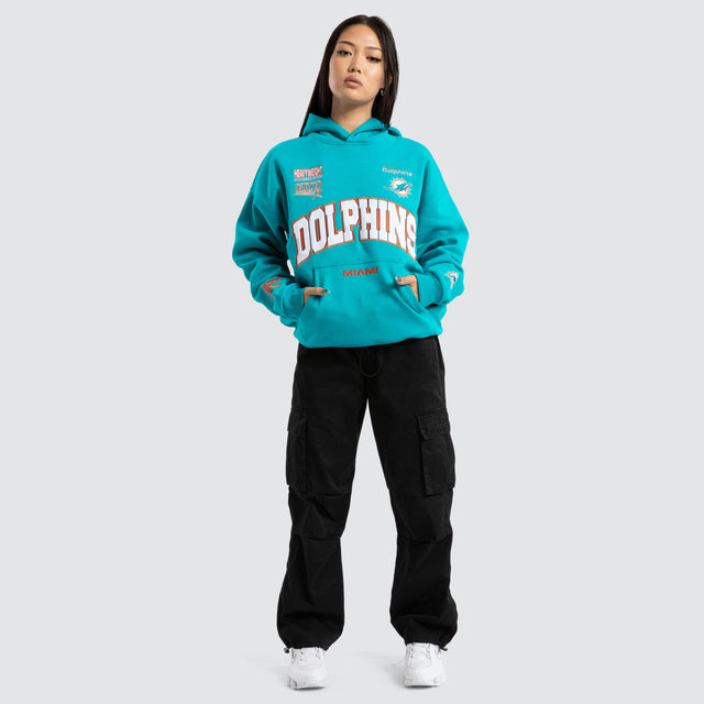 Miami Dolphins Stadium Hoodie Aqua