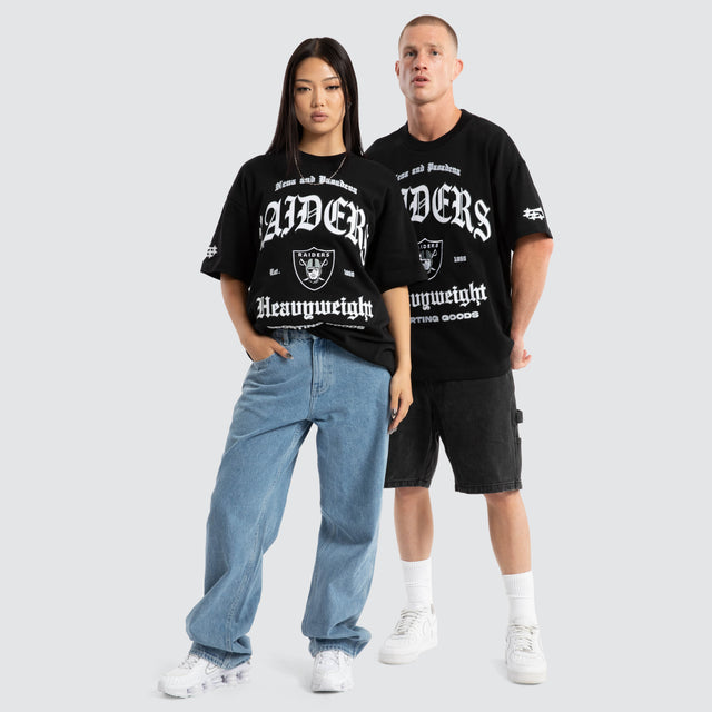 Las Vegas Raiders Coach Loopback Tee Jet Black