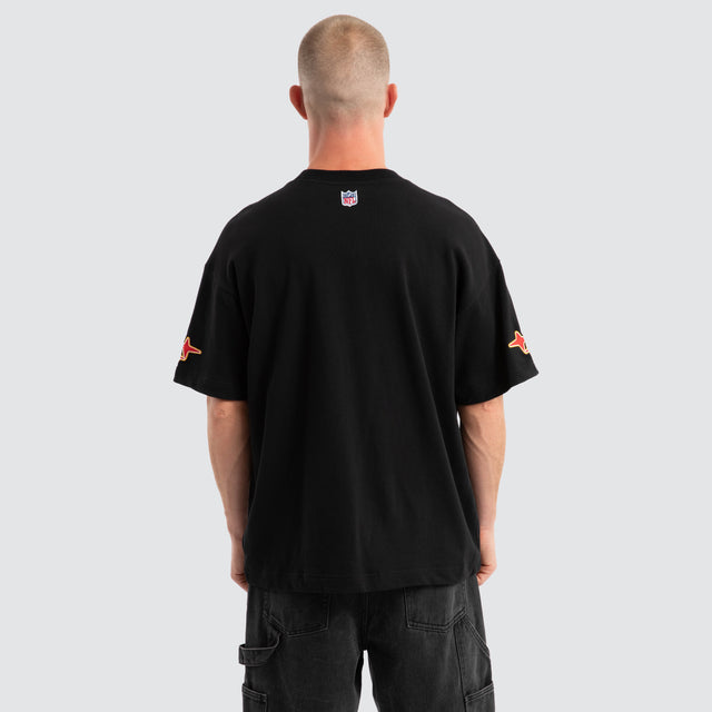 Kansas City Chiefs Coach Loopback Tee Jet Black