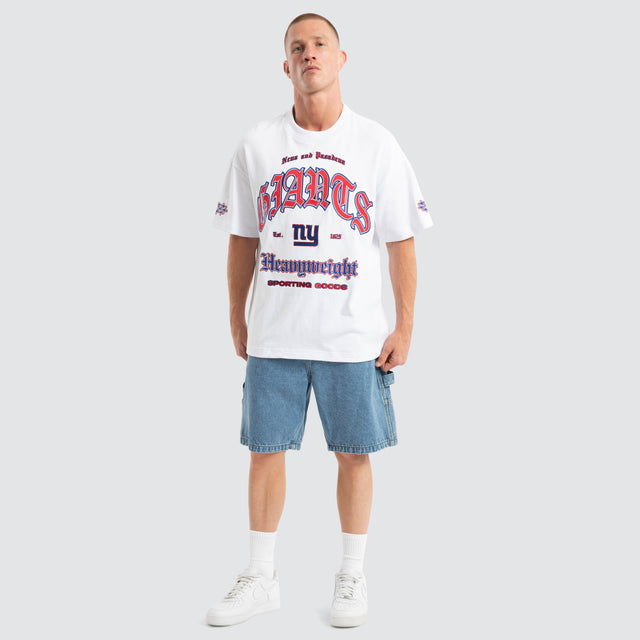 New York Giants Coach Loopback Tee White