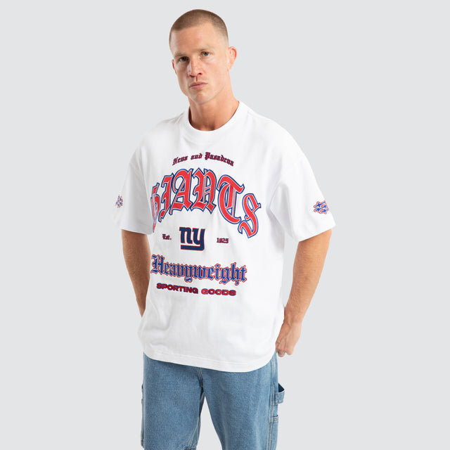 New York Giants Coach Loopback Tee White