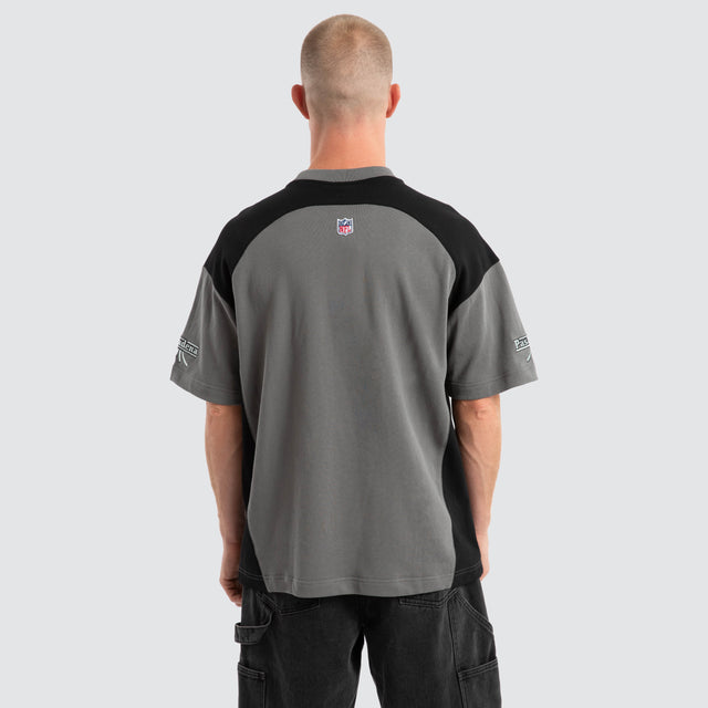 Las Vegas Raiders Catch Loopback Tee Silver/Black