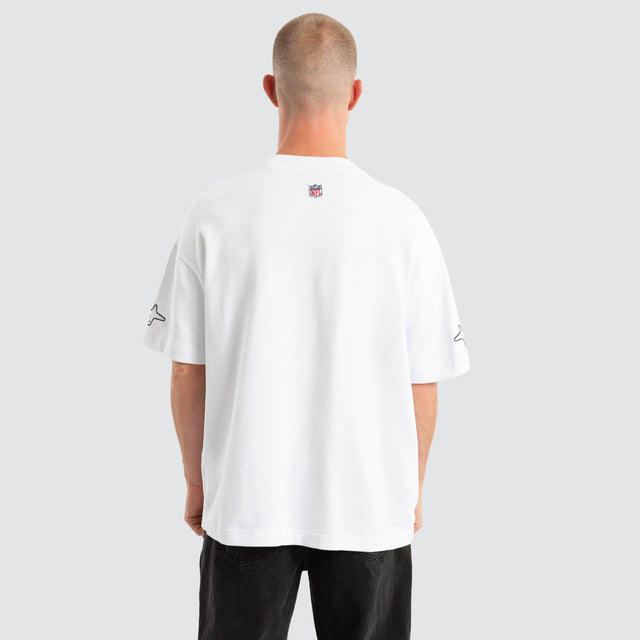 Las Vegas Raiders Coach Loopback Tee White