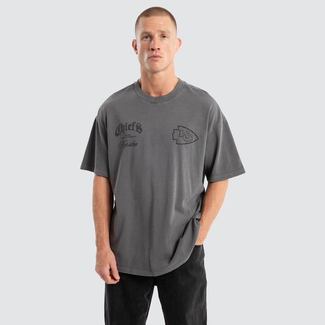 Kansas City Chiefs Defence Raptor Tee Pigment Charcoal