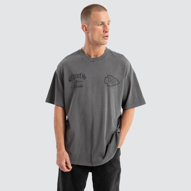 Kansas City Chiefs Defence Raptor Tee Pigment Charcoal