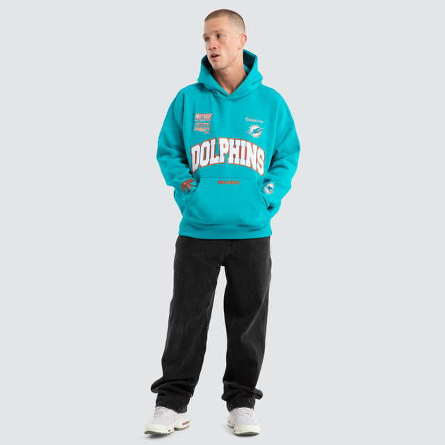 Miami Dolphins Stadium Hoodie Aqua