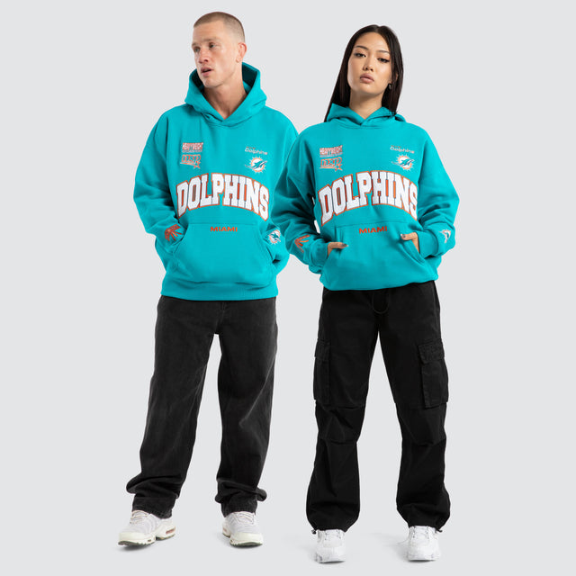 Miami Dolphins Stadium Hoodie Aqua