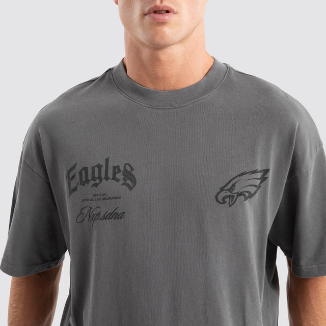 Philadelphia Eagles Defence Raptor Tee Pigment Charcoal