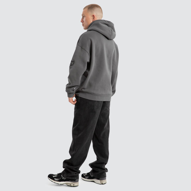 Bounty Box Fit Hoodie Charcoal